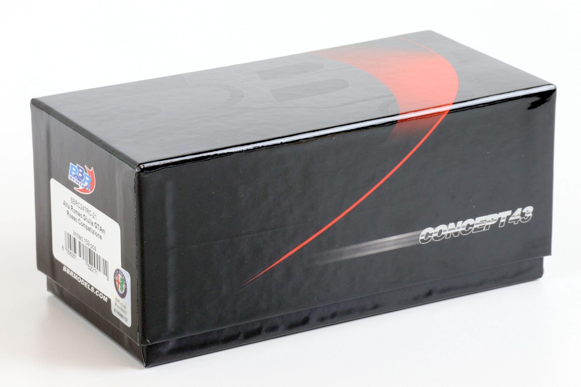 1:43 BBR Alfa Romeo Giulia GTAm Rosso Competizione red - Limited Edition 159 pcs.