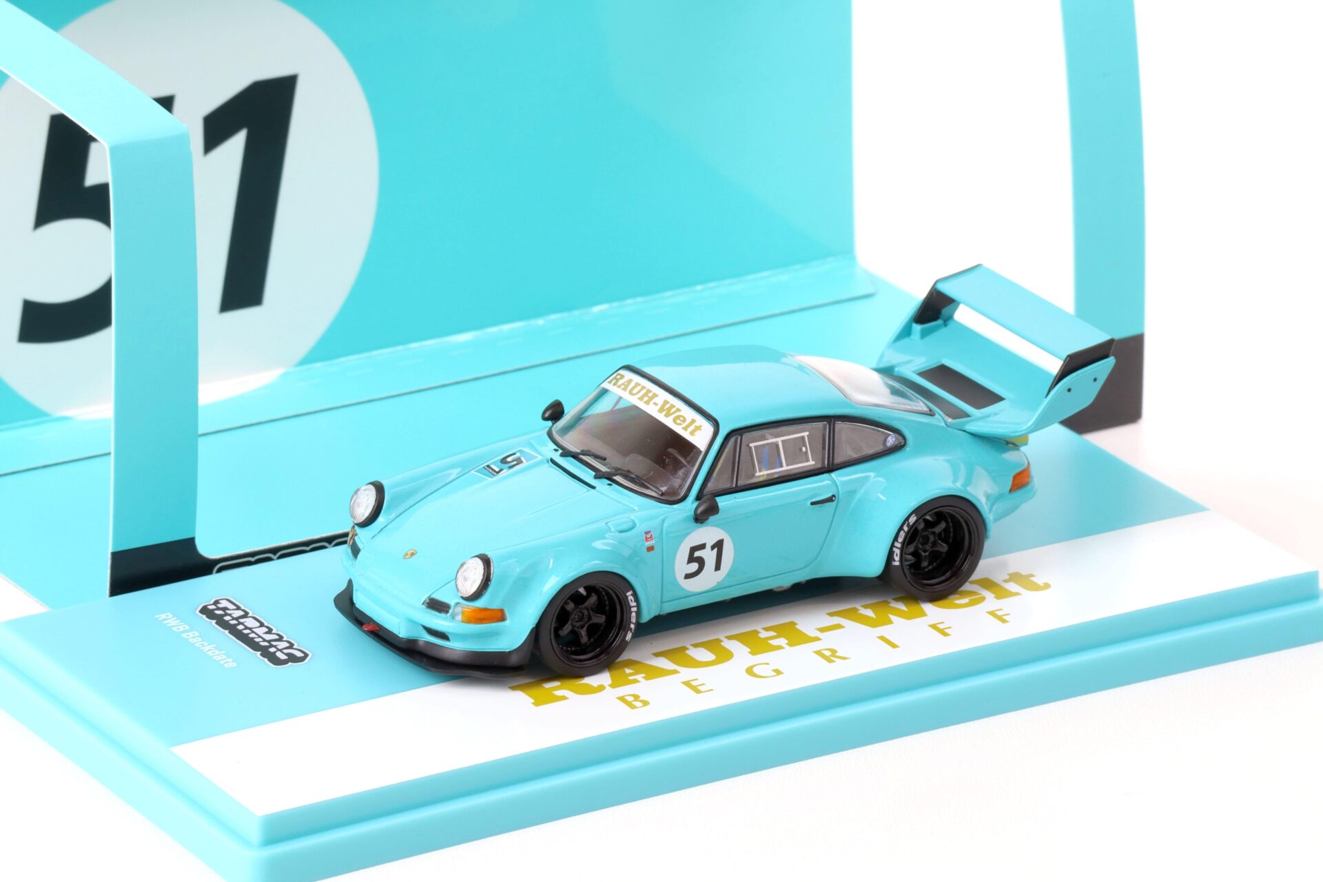 ID 67564 orig.jpg 1:43 Tarmac Porsche 911 RWB Backdate RAUH-WELT blue #51