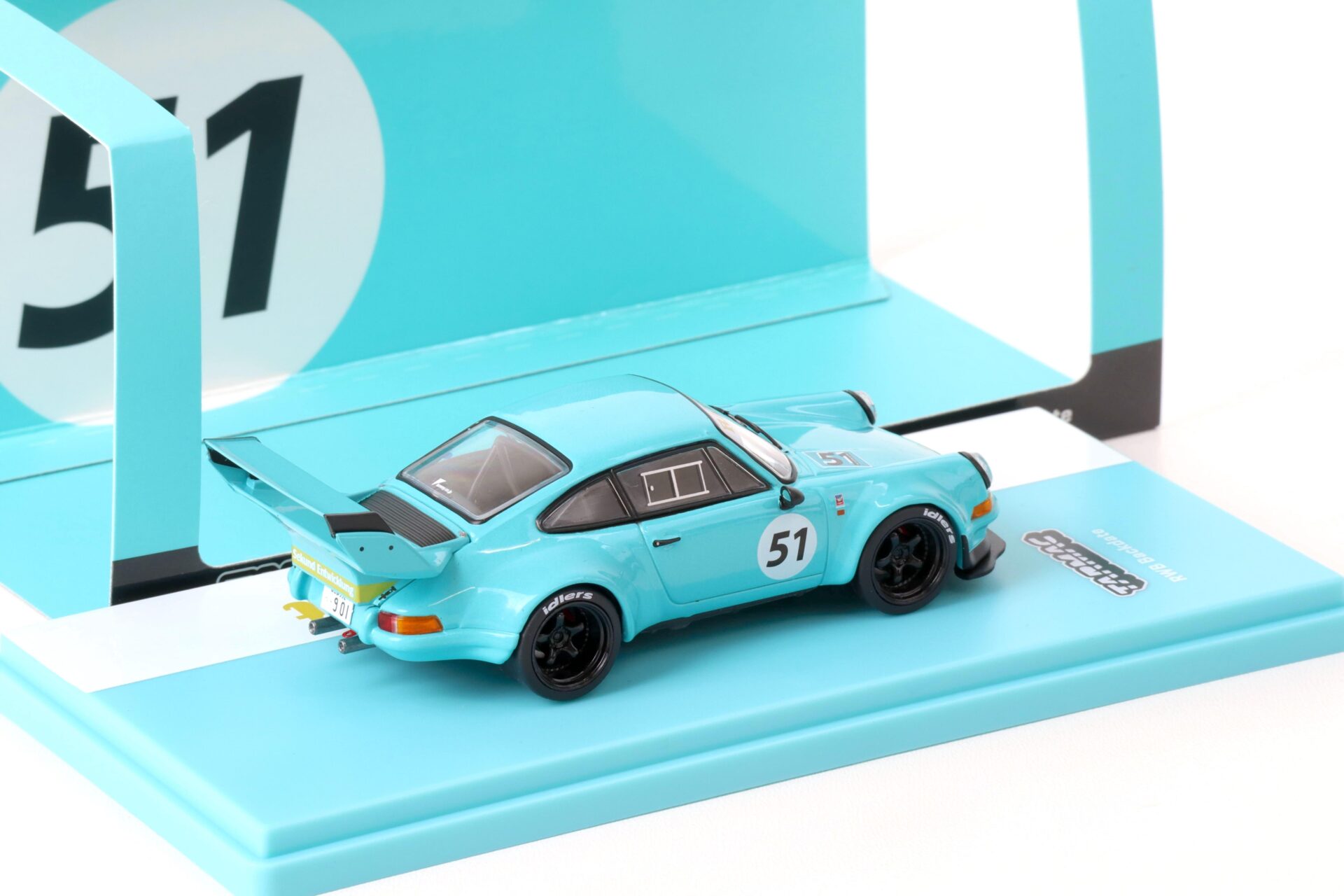 1:43 Tarmac Porsche 911 RWB Backdate RAUH-WELT blue #51