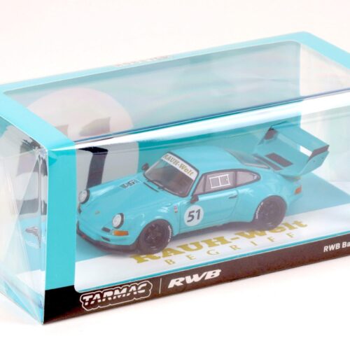 1:43 Tarmac Porsche 911 RWB Backdate RAUH-WELT blue #51