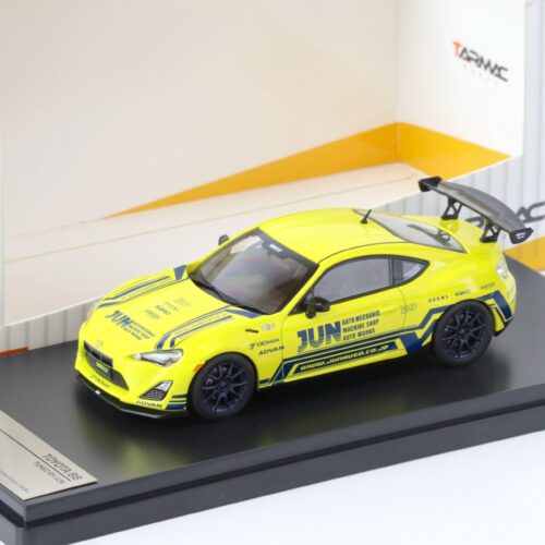 1:43 Tarmac Toyota 86 Coupe tuned by Jun yellow