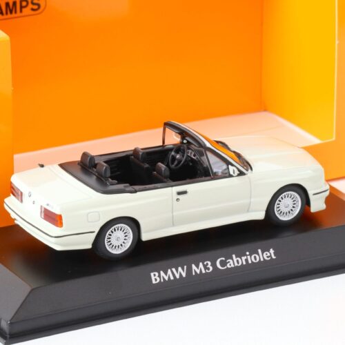 1:43 Minichamps BMW M3 E30 Cabriolet 1988 white