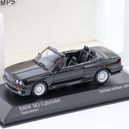 1:43 Minichamps BMW M3 E30 Cabriolet 1988 black