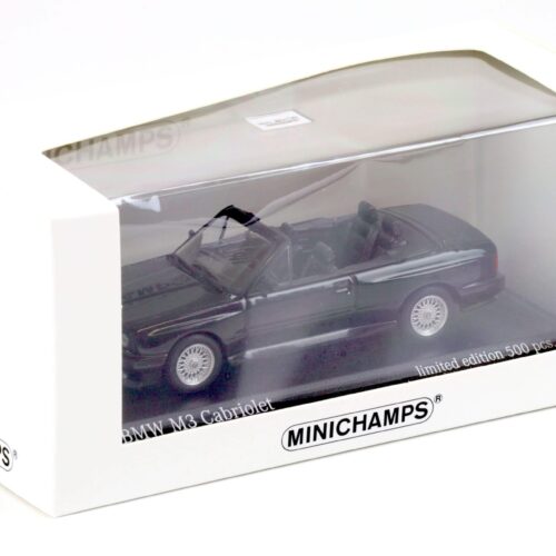 1:43 Minichamps BMW M3 E30 Cabriolet 1988 black
