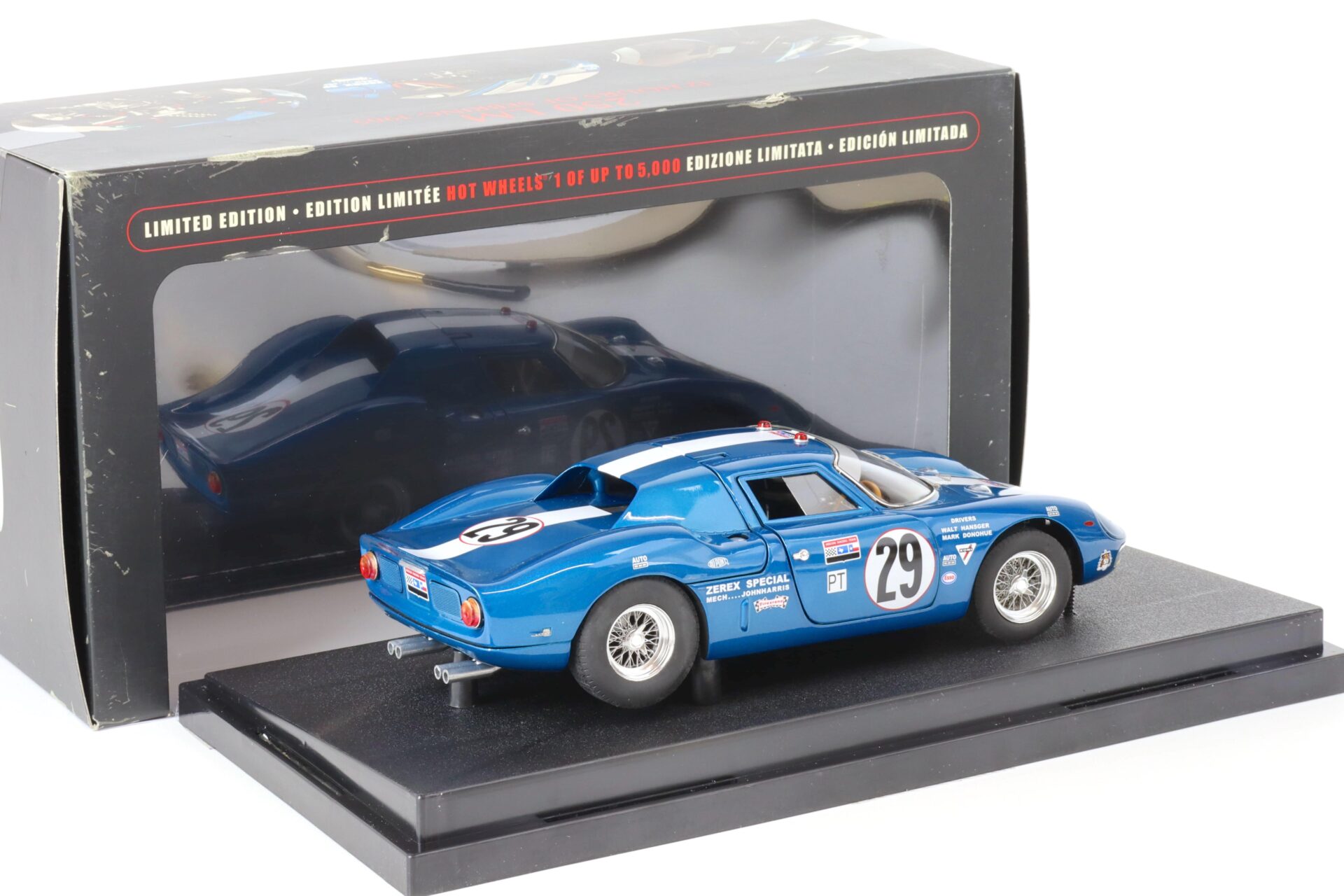 (A6A242) 1:18 Hot Wheels Elite Ferrari 250 LM 12 Hours of Sebring 1965