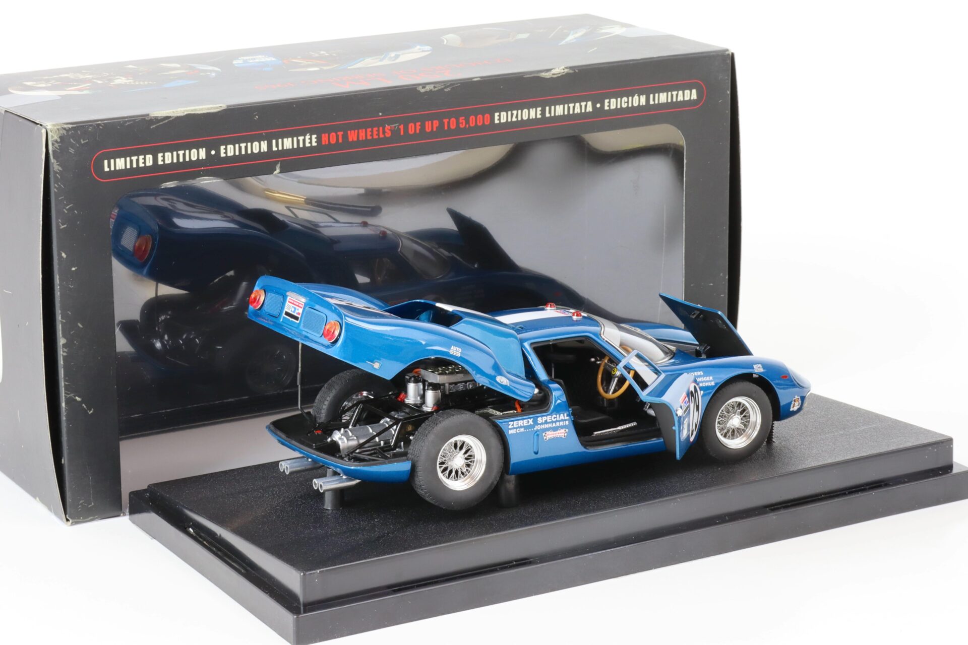 (A6A242) 1:18 Hot Wheels Elite Ferrari 250 LM 12 Hours of Sebring 1965