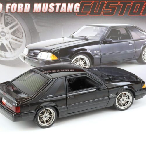 1:18 GMP 1990 Ford Mustang 5.0 Coupe Custom Detroit Speed Inc. black