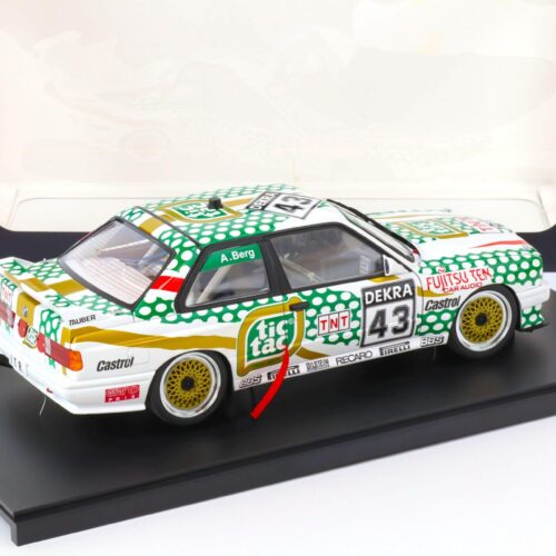 1:18 AUTOart BMW M3 (E30) DTM 1991 TIC TAC A.Berg #43