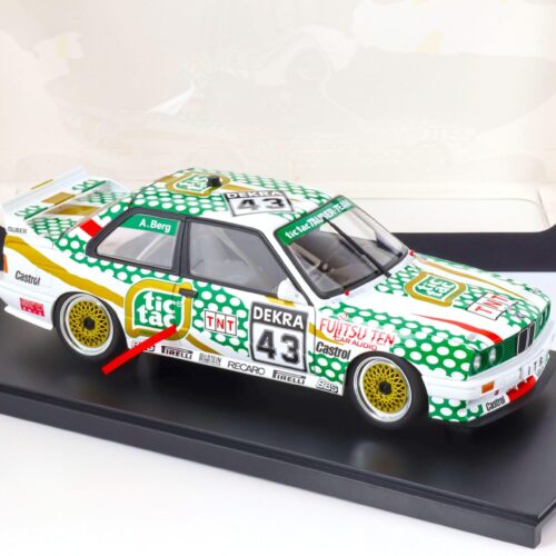1:18 AUTOart BMW M3 (E30) DTM 1991 TIC TAC A.Berg #43