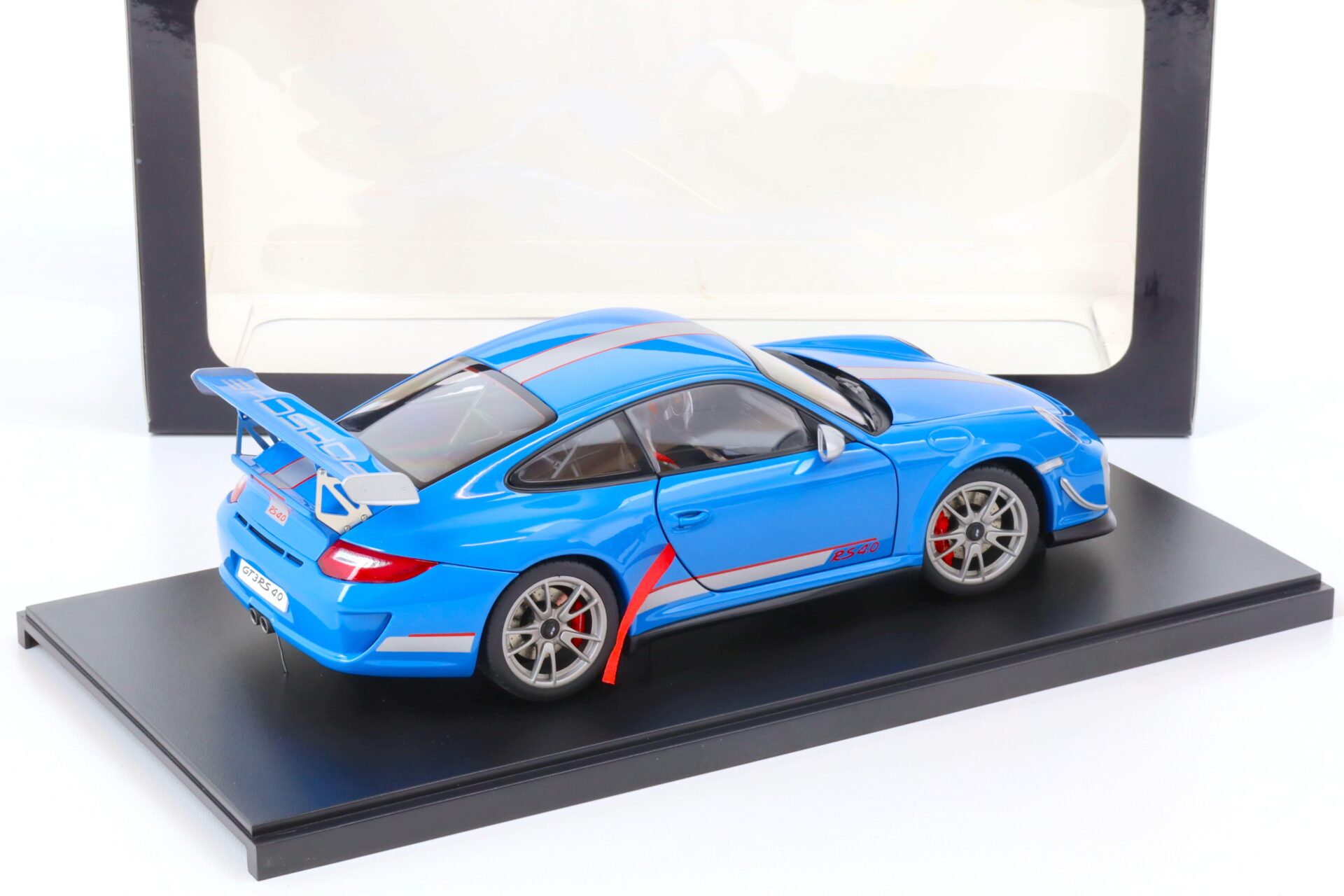 1:18 AUTOart Porsche 911 (997) GT3 RS 4.0 blue/ silver stripes