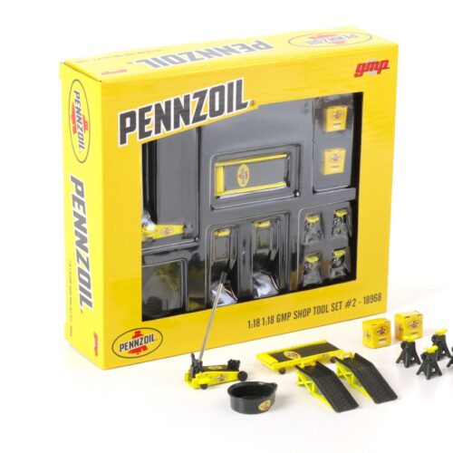 1:18 GMP PENNZOIL SHOP Tool Set #2 Diorama Zubehör yellow 18968