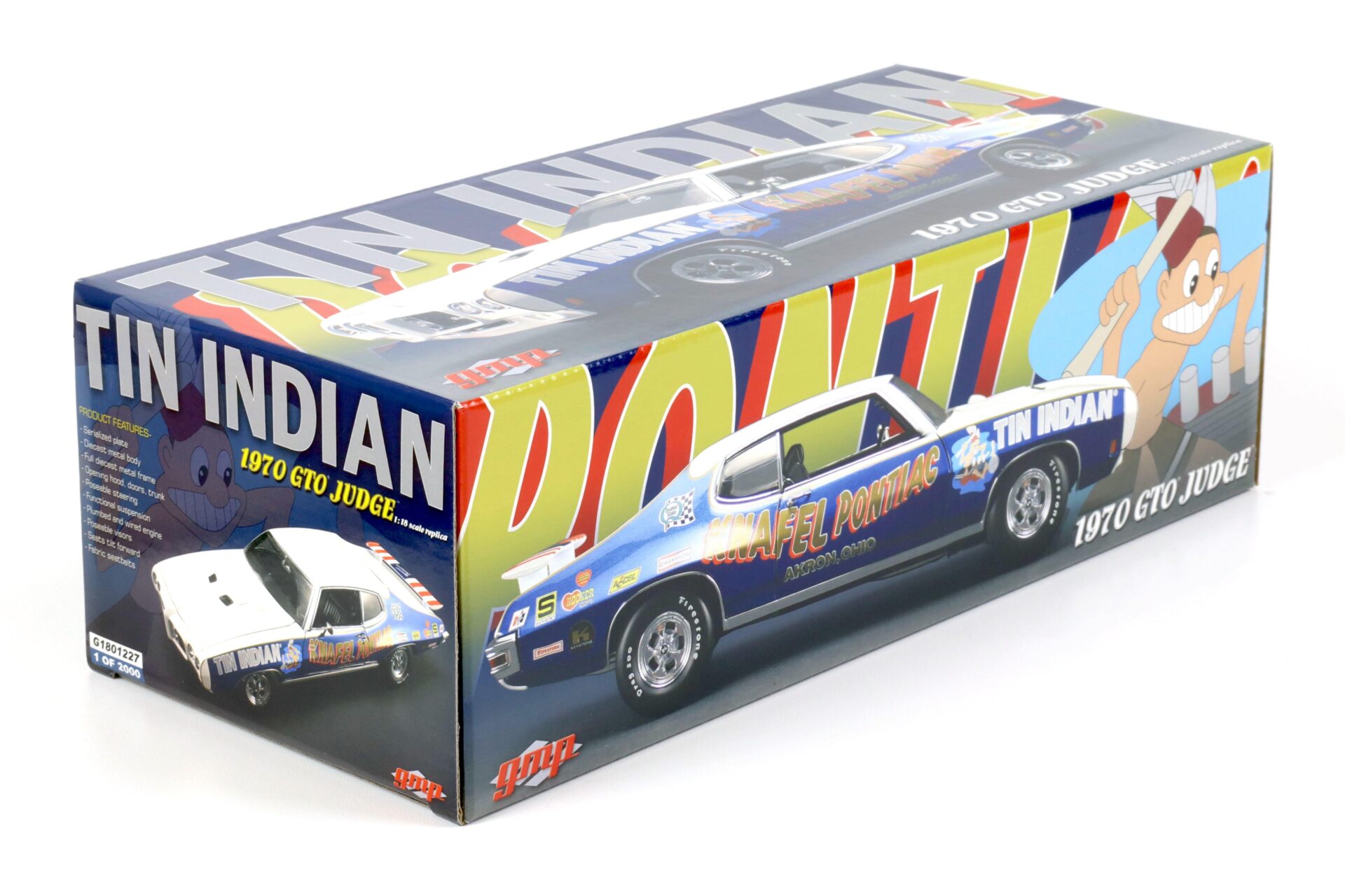 1:18 GMP Pontiac GTO JUDGE Coupe TIN INDIAN Knafel Pontiac G1801227