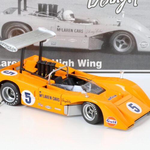 1:18 GMP McLaren M8B High Wing CanAm Denny Hulme orange #5