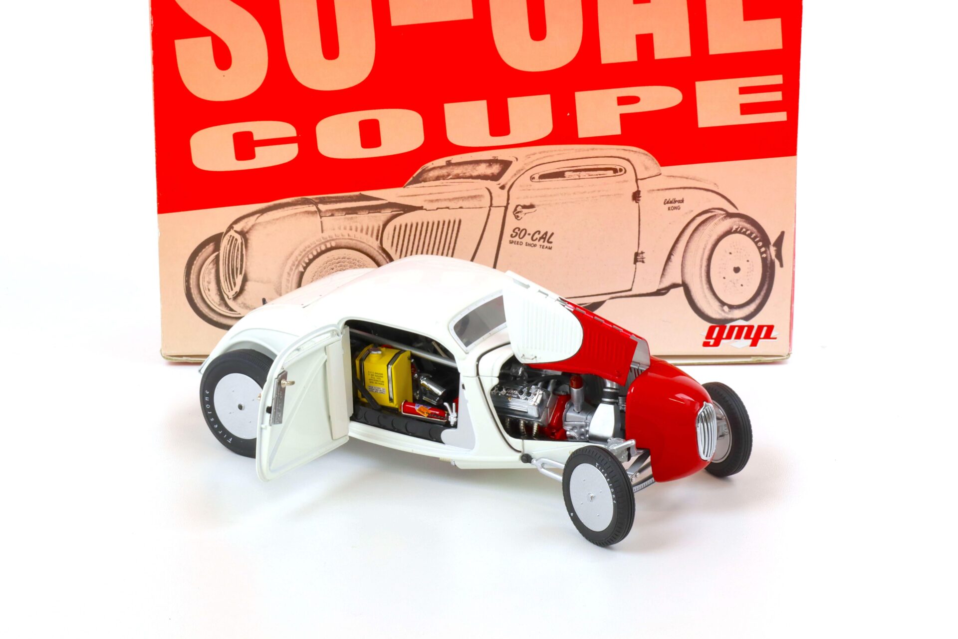 1:18 GMP SO-CAL Coupe Salt Flat Coupe Hot Rod Speed Shop Team 14104