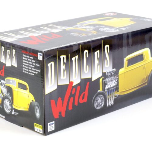 1:18 ACME 1932 Blown Ford Three Window Deuces Wild yellow A1805015