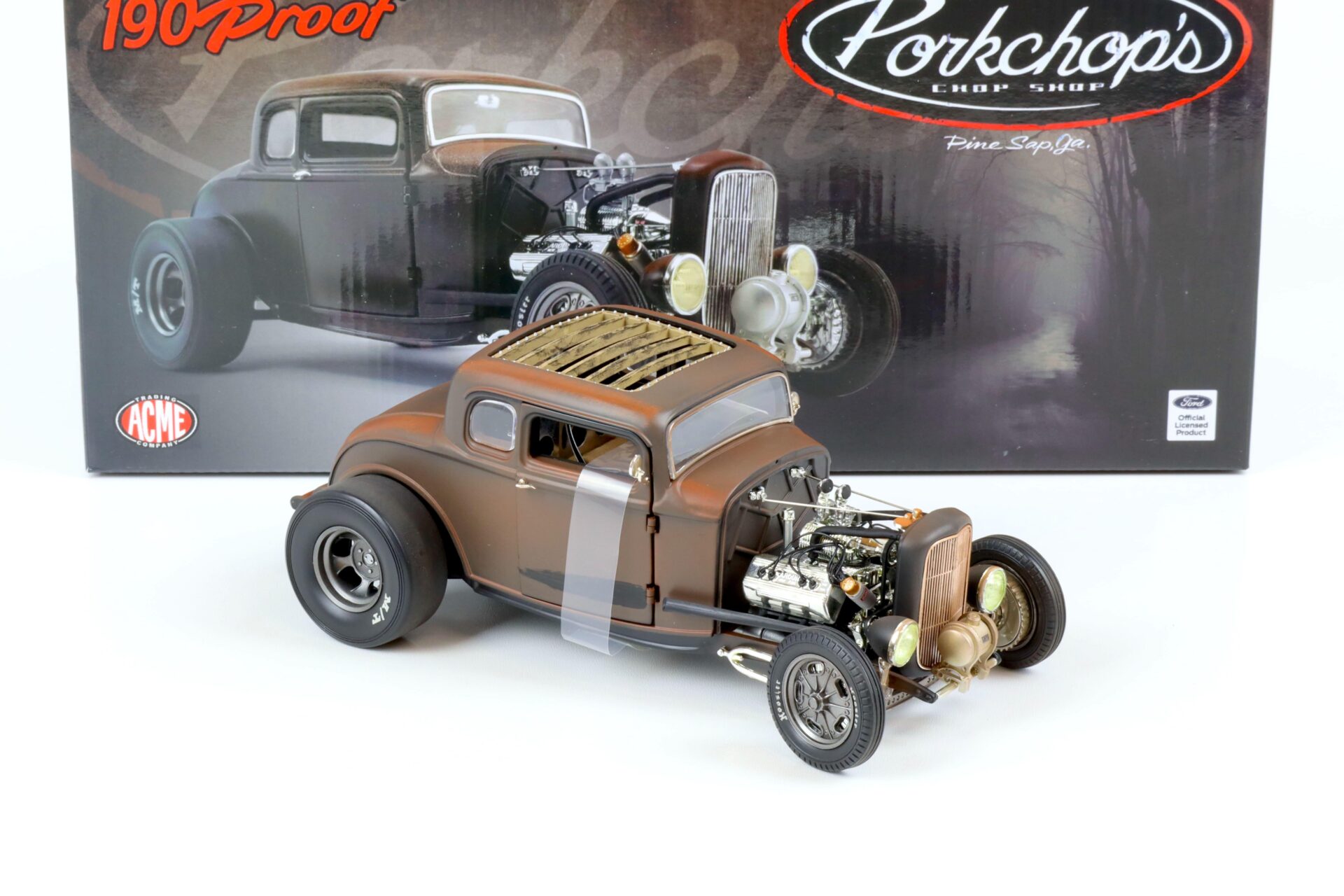 1:18 ACME PORK CHOP´S 1932 Ford 190 Proof Hot Rod matt black A1805017