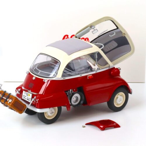 1:12 Schuco BMW Isetta Export with closed Softtop red/ white 450672000