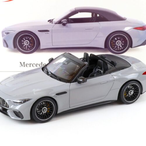1:18 iScale Mercedes SL 63 AMG 4MATIC+ Convertible (R232) alpin grey