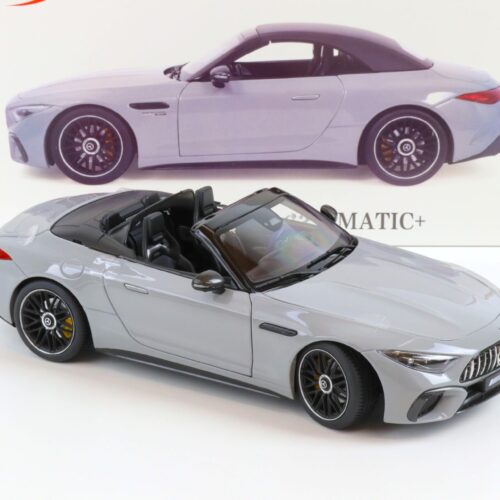 1:18 iScale Mercedes SL 63 AMG 4MATIC+ Convertible (R232) alpin grey