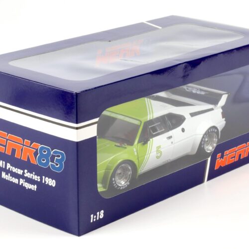 1:18 WERK83 BMW M1 PROCAR #5 M1 Procar Series Champion 1980 Nelson Piquet