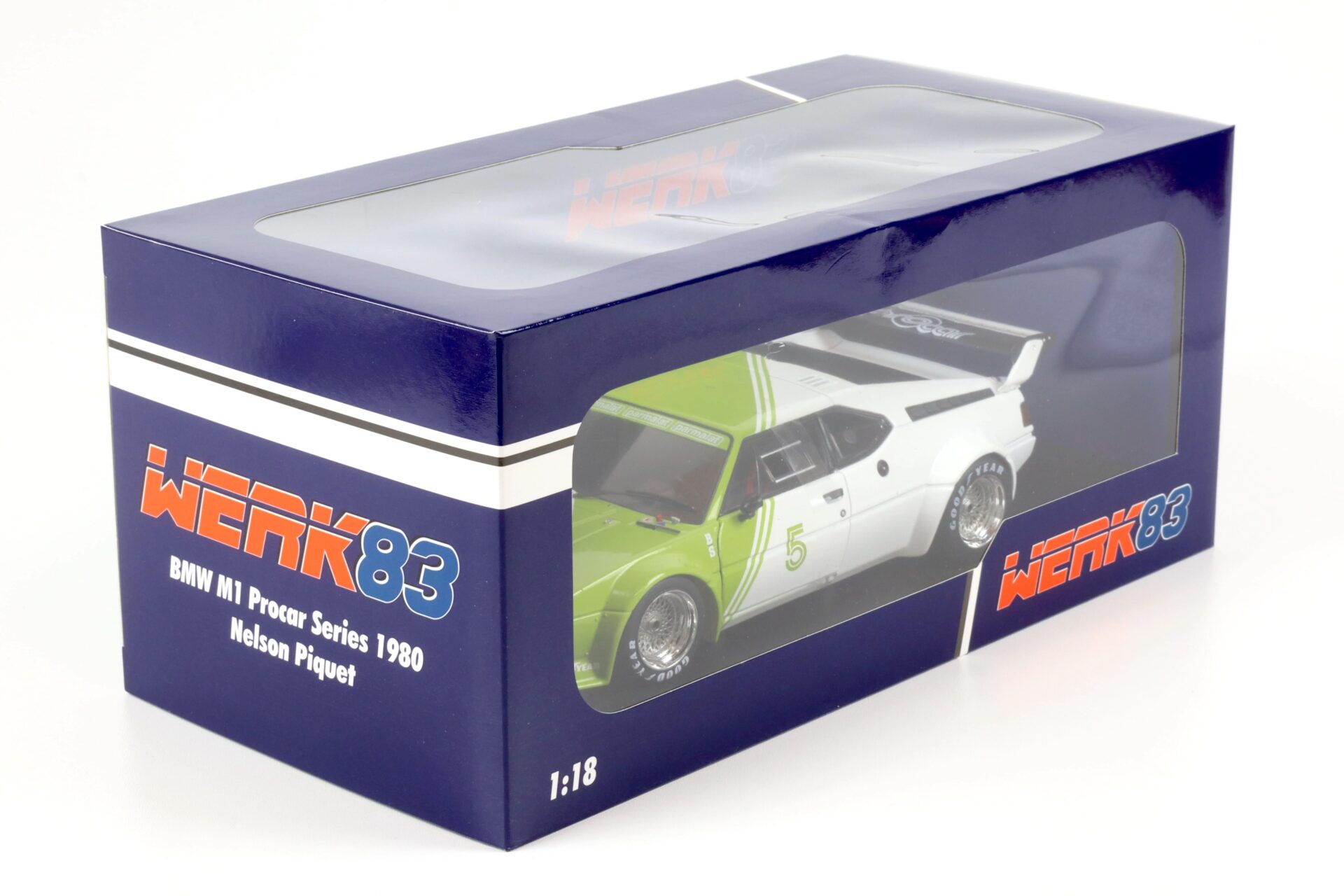 1:18 WERK83 BMW M1 PROCAR #5 M1 Procar Series Champion 1980 Nelson Piquet