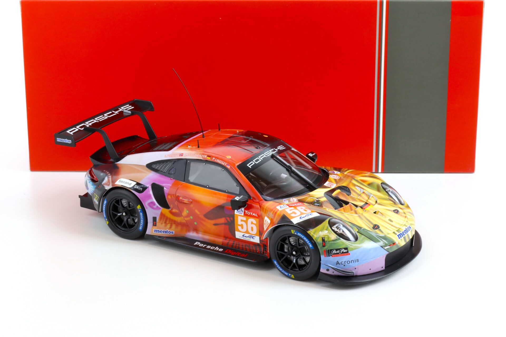 1:18 IXO Porsche 911 RSR #56 Winner LMGTE AM 24h Le Mans 2019 Team Project
