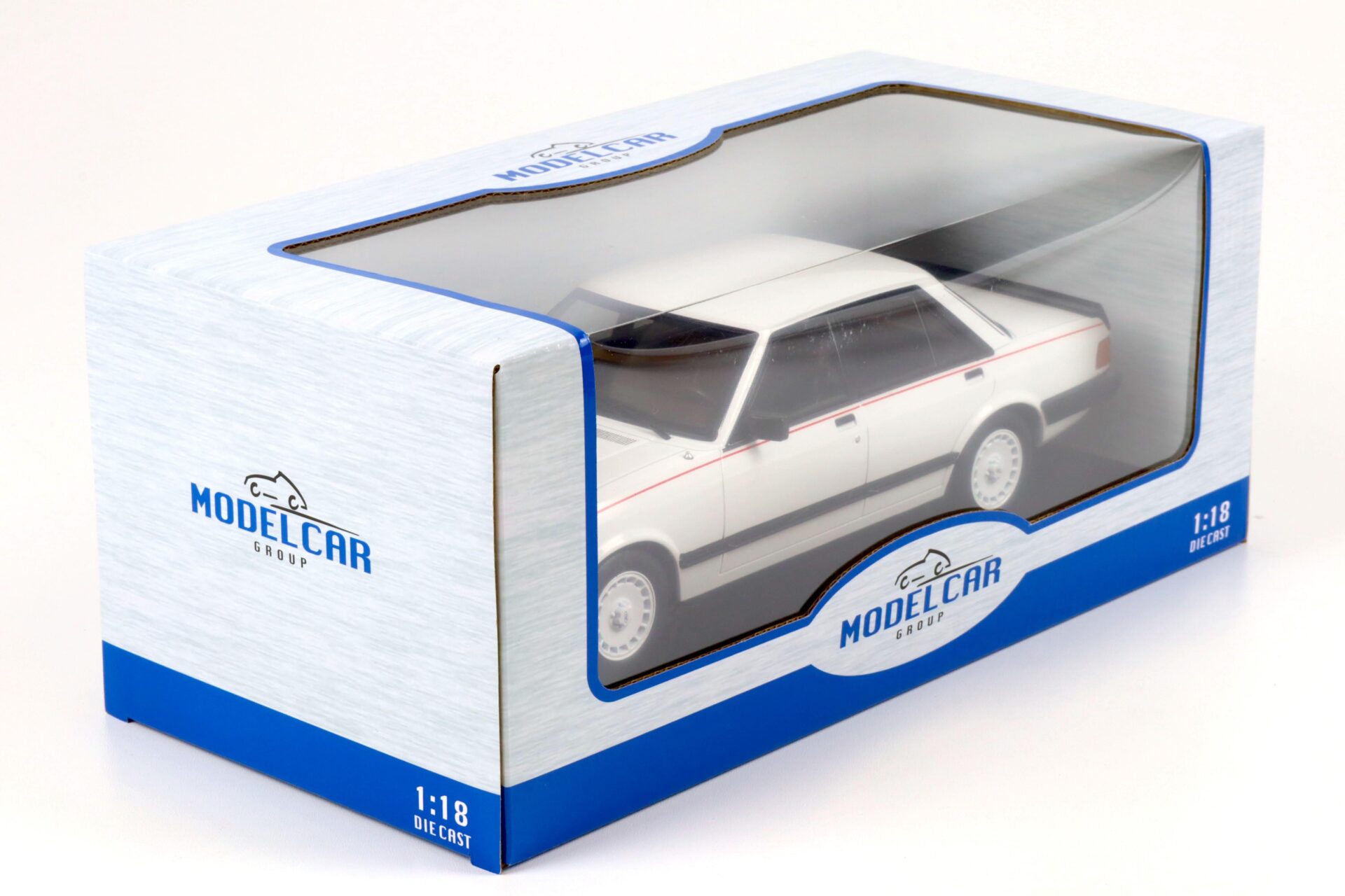 1:18 MCG Ford Granada MK II 2.8 Injection white