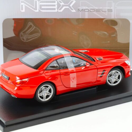 1:18 Welly 2012 Mercedes SL500 closed Top R231 red