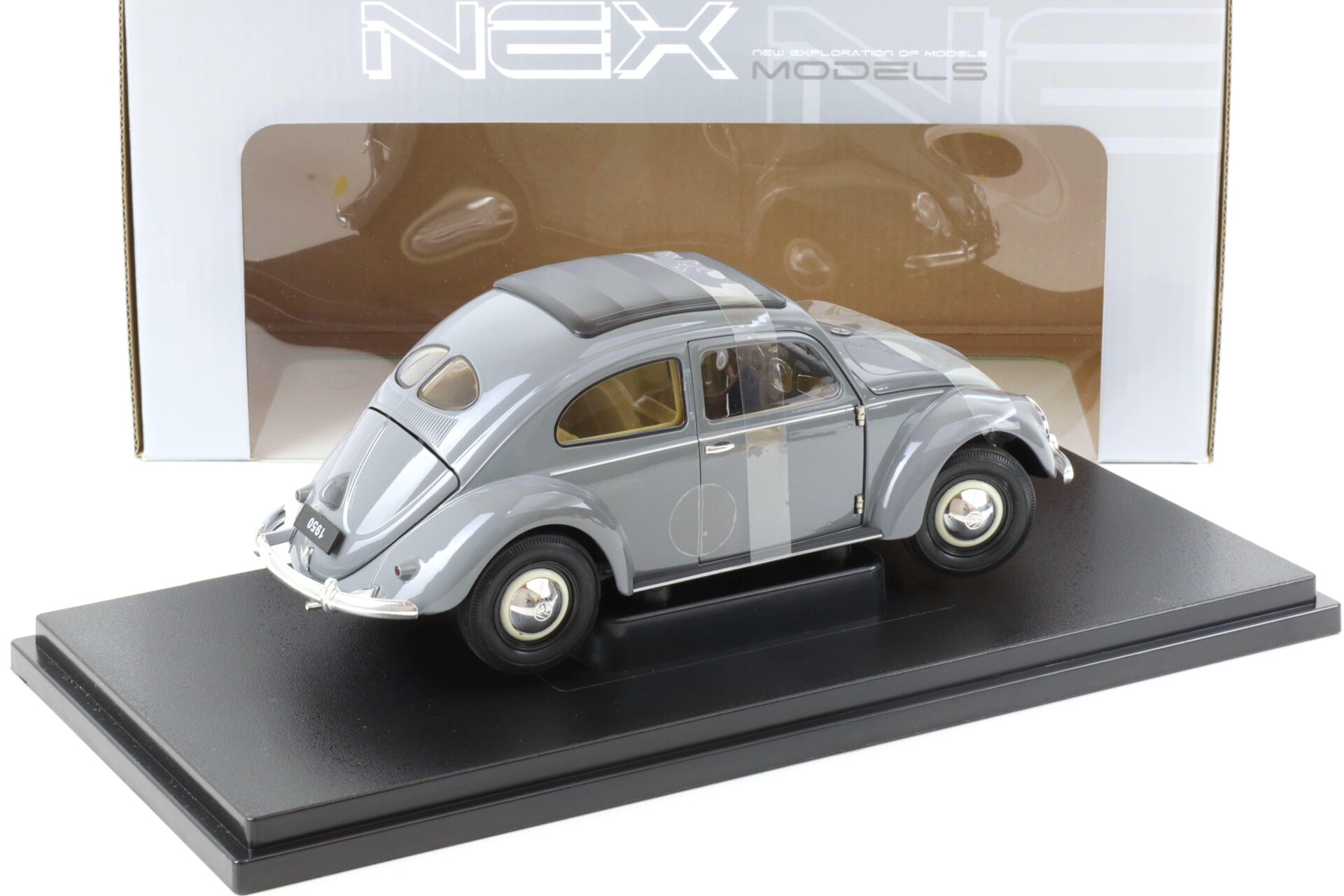 1:18 Welly 1950 VW Volkswagen Käfer Classic Beetle grey