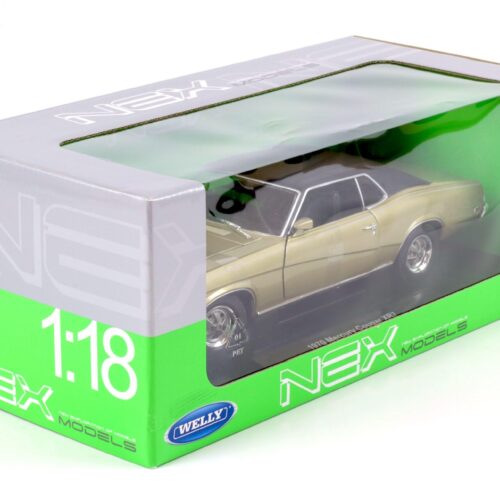 1:18 Welly NEX 1970 Mercury Cougar XR7 Coupe gold metallic/ black