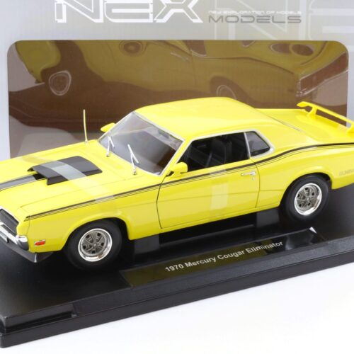 1:18 Welly NEX 1970 Mercury Cougar Eliminator Coupe yellow/ black