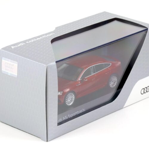 1:43 Spark Audi A5 Sportback Matador red metallic 2017 DEALER VERSION