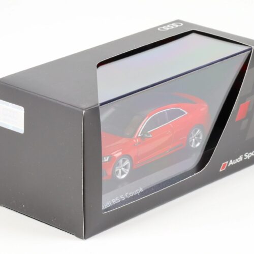 1:43 Spark Audi RS5 Coupe Misano red 2017 DEALER VERSION