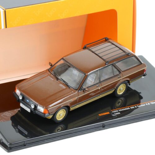 1:43 IXO 1980 Ford Granada MK II Turnier 2.8 Chasseur brown/ gold CLC399N