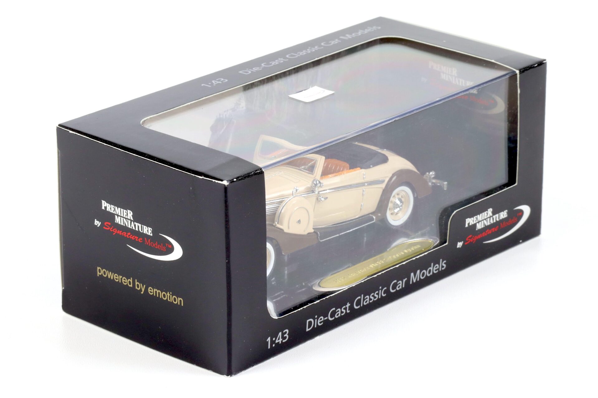 1:43 Signature Models 1937 Maybach SW38 2-Doors Spohn beige/ brown