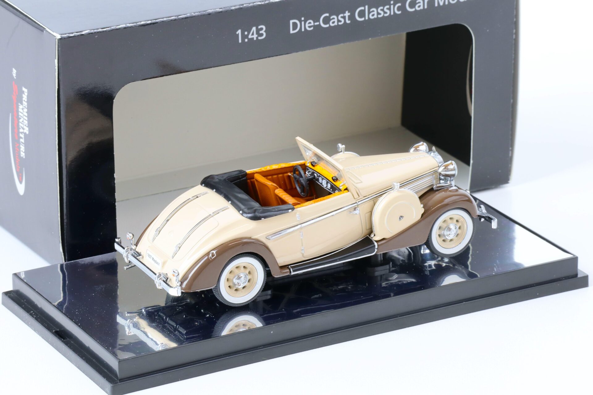 1:43 Signature Models 1937 Maybach SW38 2-Doors Spohn beige/ brown