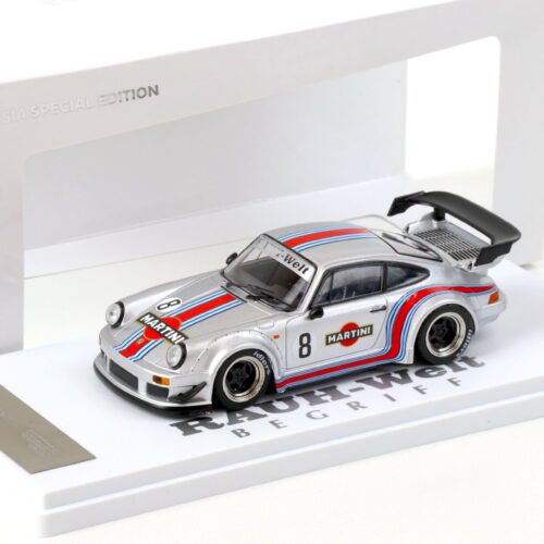 1:43 Tarmac Porsche 911 930 RWB RAUH-WELT silver Martini Racing #8