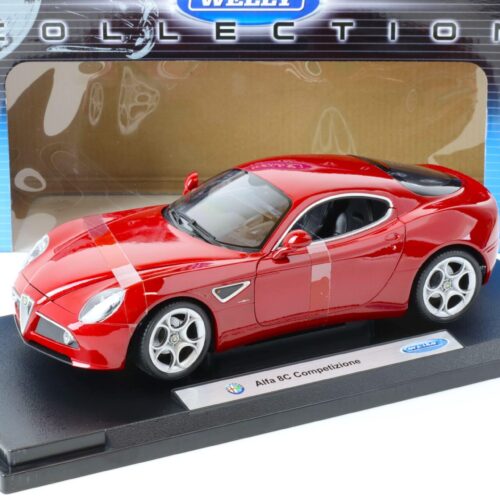 1:18 Welly Alfa Romeo 8C Competizione Coupe red
