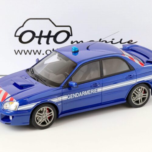 1:18 OTTO mobile OT948 Subaru Impreza STI WRX Gendarmerie blue 2006