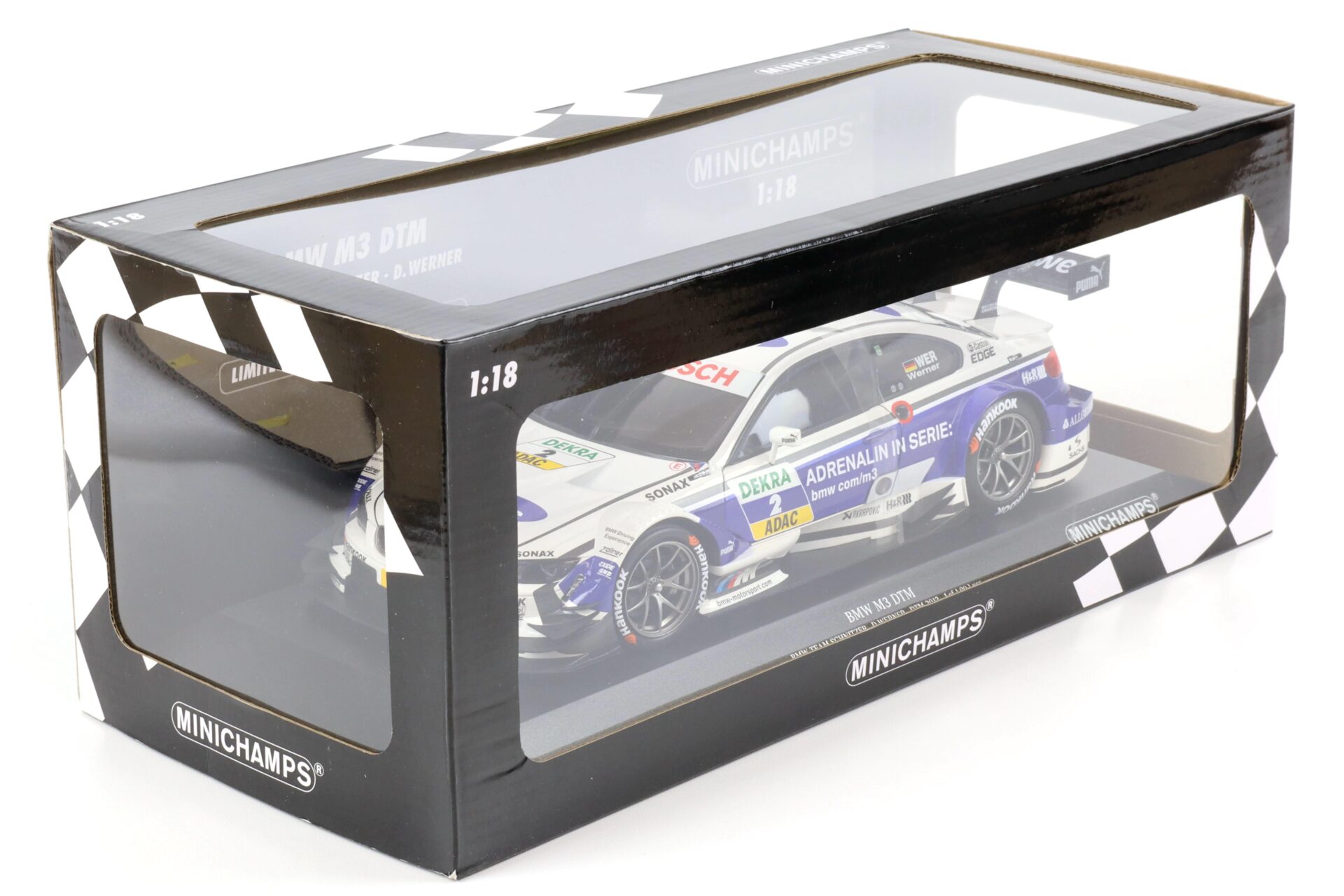 1:18 Minichamps BMW M3 DTM Team Schnitzer D.Werner #2 DTM 2013