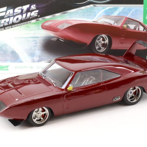 1:18 Greenlight DOM´s Custom 1969 Dodge Charger Daytona Fast & Furious dark red