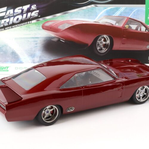 1:18 Greenlight DOM´s Custom 1969 Dodge Charger Daytona Fast & Furious dark red