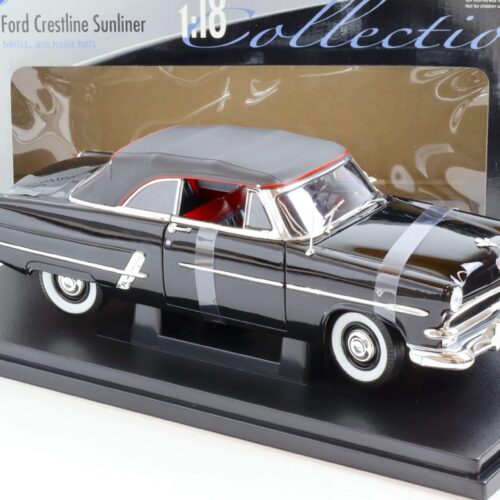 1:18 Welly 1953 Ford Crestline Sunliner black closed Top