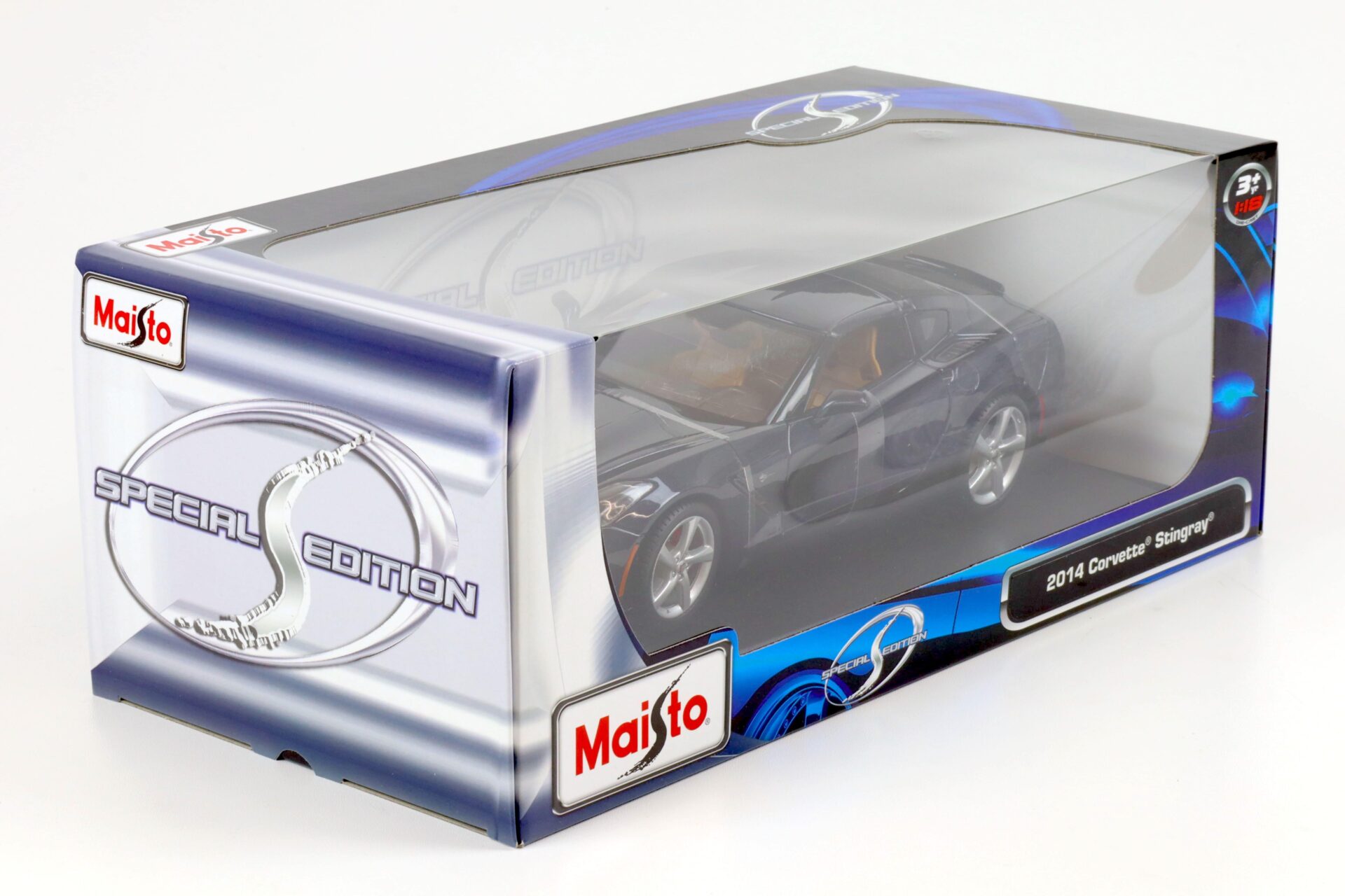 1:18 Maisto 2014 Chevrolet Corvette Stingray Coupe dark grey metallic