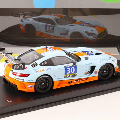 1:18 Paragon Mercedes AMG GT3 Team Ram Racing #30 GULF Hankook 24h Circuit