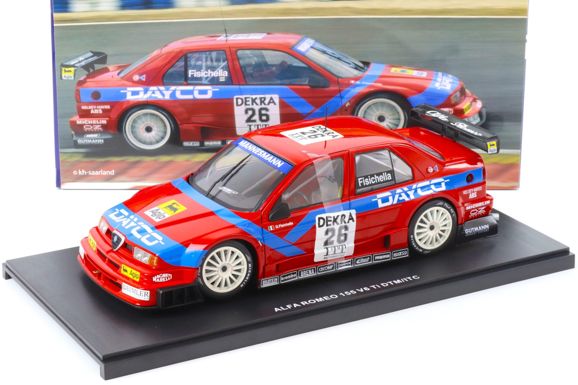 1:18 WERK83 Alfa Romeo 155 V6 Ti DTM / ITC 1995 #26 Alfa Corse 2 Fisichella