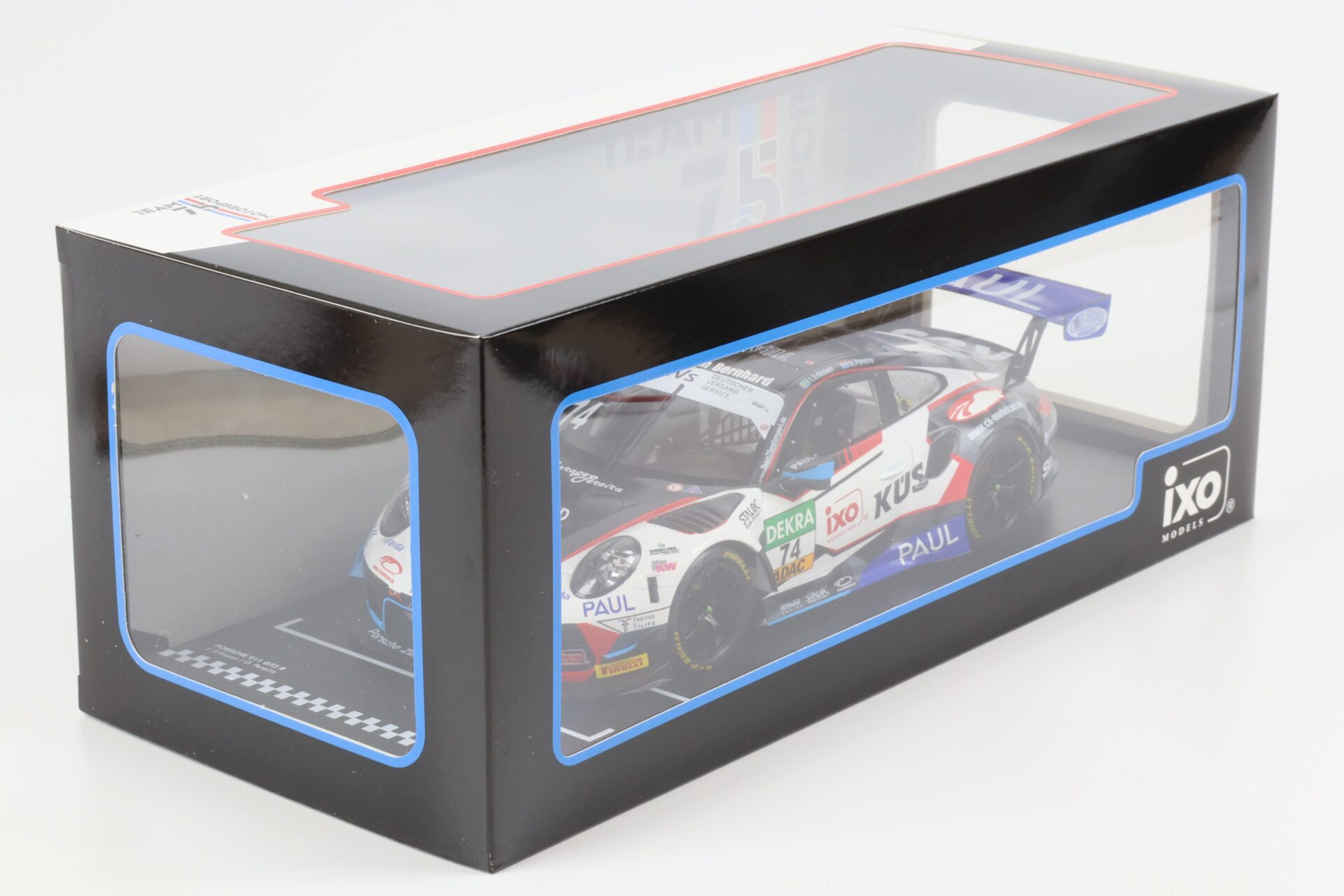 1:18 IXO Porsche 911 GT3 R #74 ADAC GT Masters 2021 Team 75 Pereira, Eriksson