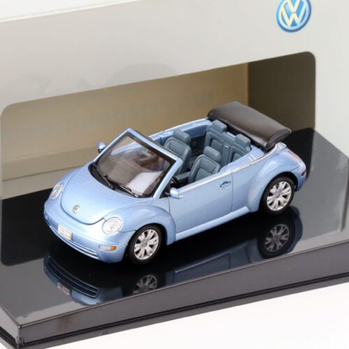 1:43 AUTOart VW Beetle Cabriolet Speed blue metallic 59756