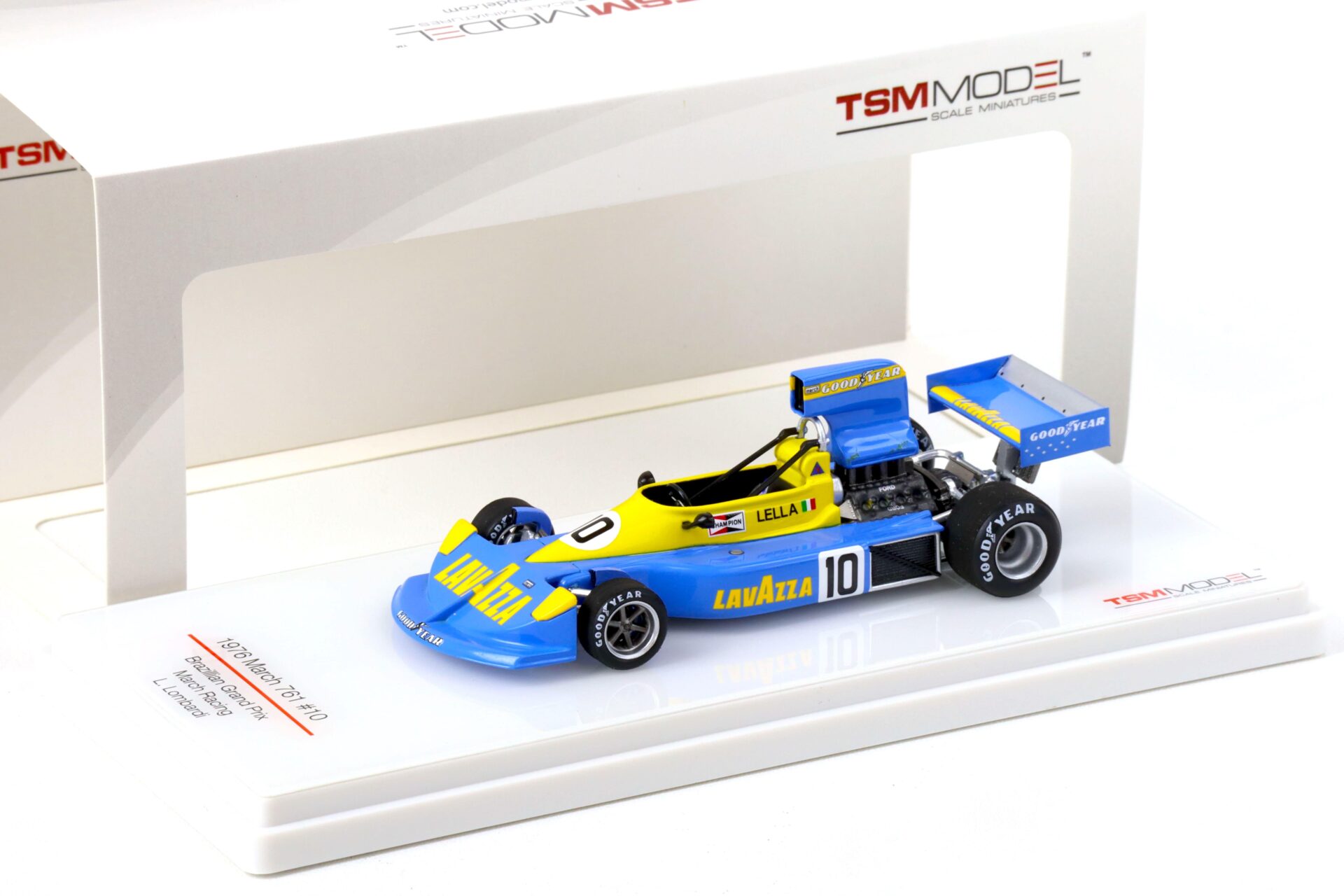 1:43 TSM 1976 March 761 Brazillian GP Grand Prix #10 March Racing L. Lombardi