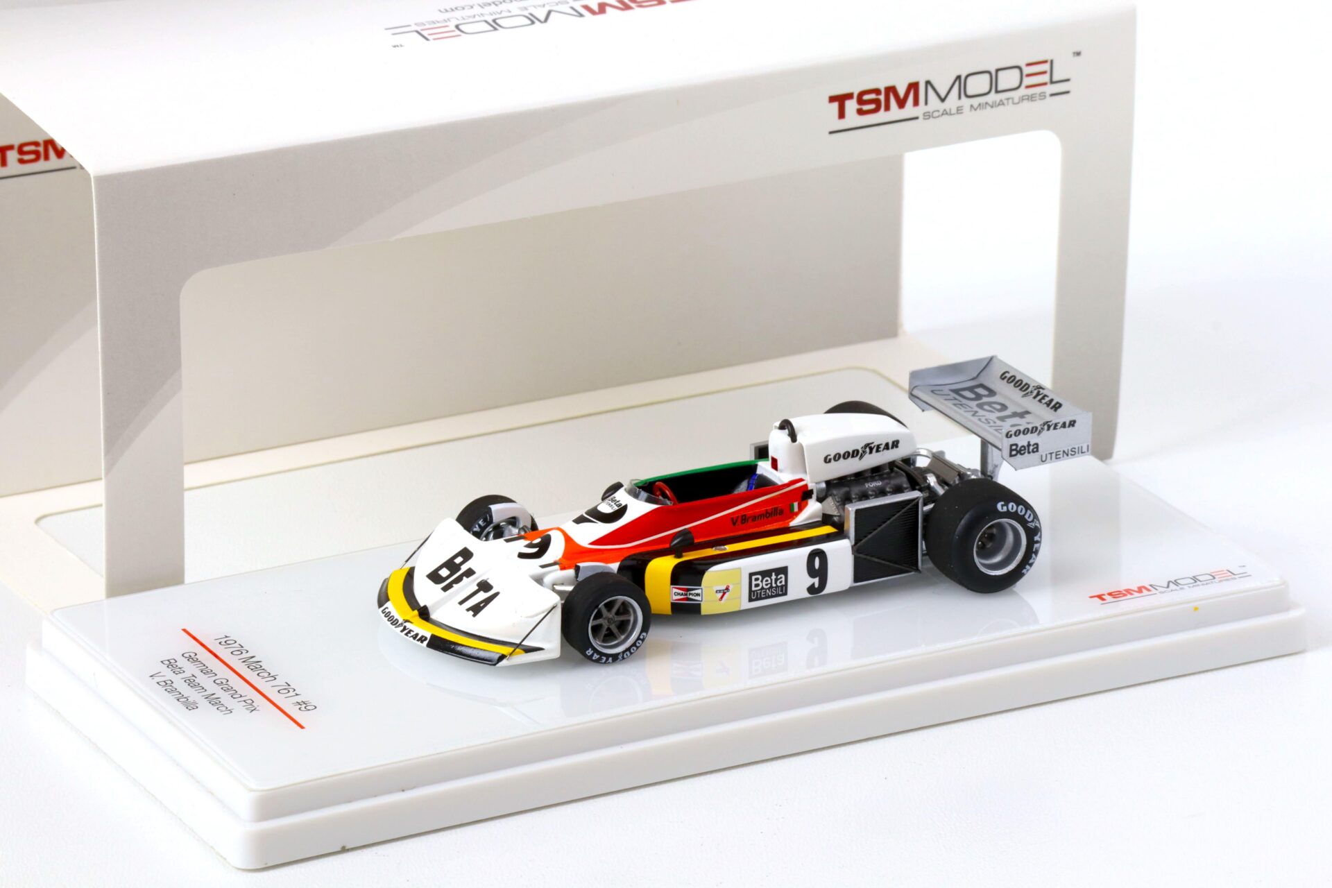 1:43 TSM 1976 March 761 German Grand Prix GP #9 Beta Team March V.Brambilla